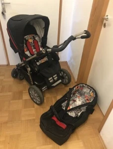 Kinderwagen Hartan Racer Kombikinderwagenmit umfangreichem Zubehör - Bild 1 von 10