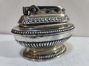 Encendedor de mesa Ronson Queen Anne plateado 7710/13 DE COLECCIÓN FUNCIONANDO - Imagen 1 de 7