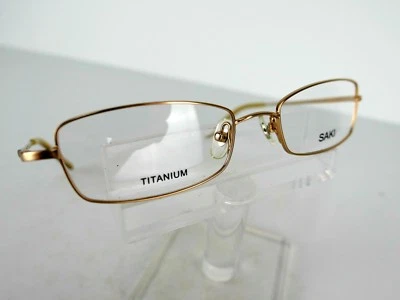 Saki TITANIO Mod. Marcos de gafas 695 (BGD) oro mate 51-18-140 mm Foto 1 de 4