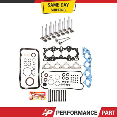 Juego completo de juntas válvulas de escape de admisión aptas para Honda CRV 97-01 2,0 L DOHC B20B4 B20Z2 Foto 1 de 4