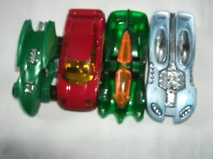 4 Mattel Hot Wheels Cars,Thailand Dated 1989 to 1994 Pack CARS E - Picture 1 of 6