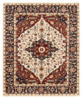 Traditional Vintage Hand-Knotted Carpet 8'1" x 10'1" Wool Area Rug