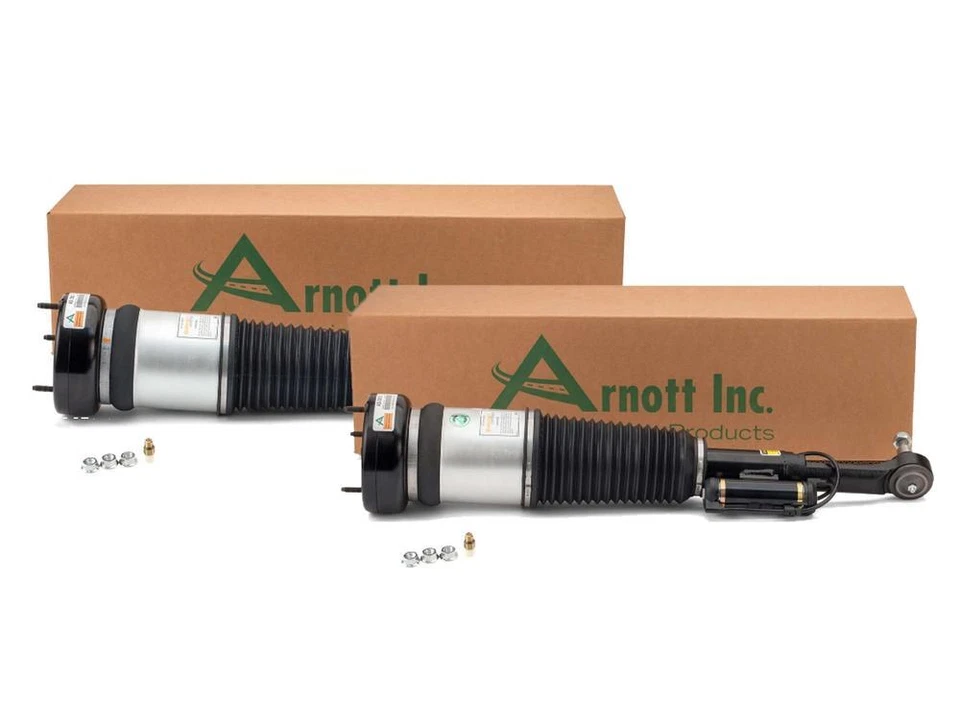 Juego de pares de 2 puntales de suspensión neumática delanteros Arnott para Mercedes-Benz C216 W221 4Matic Foto 1 de 1