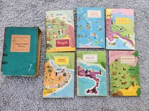 American Geographical Society Around The World Programmbücher Lot 6 Bücher (1959) - Bild 1 von 15