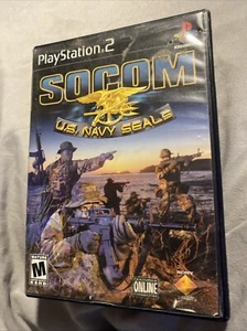 Socom U.s Navy Seals Play Station 2 Ps2 Tested Works CIB No Manuel - Picture 1 of 7