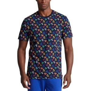 Camisa de dormir Polo Ralph Lauren para hombre manga corta azul L B4HP - Imagen 1 de 4