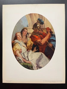 TIMOCLEIA AND THE THRACIAN COMMANDER by Tiepolo NGA Gravure Art Print 11x14 - Imagen 1 de 1