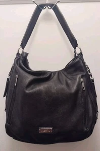Saint Sabrina Extra Large Conceal And Carry Shoulder Bag Vegan Black Brown - Picture 1 of 17