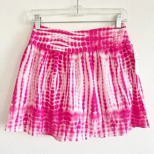 NWT Speechless Kids Girl’s Mini Skirt 14 Pink Tie Dye Elastic Waist Line Shorts - Picture 1 of 7