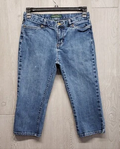 Lauren Ralph Lauren Jeans Damen 6 Crop Classic Midcalf Denim 30x20 Blau Mid - Bild 1 von 11
