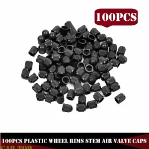 100x Plastic Tire Wheel Rims Stem Air Valve Caps Tyre Cover Car Truck Bike Set - Picture 1 of 10