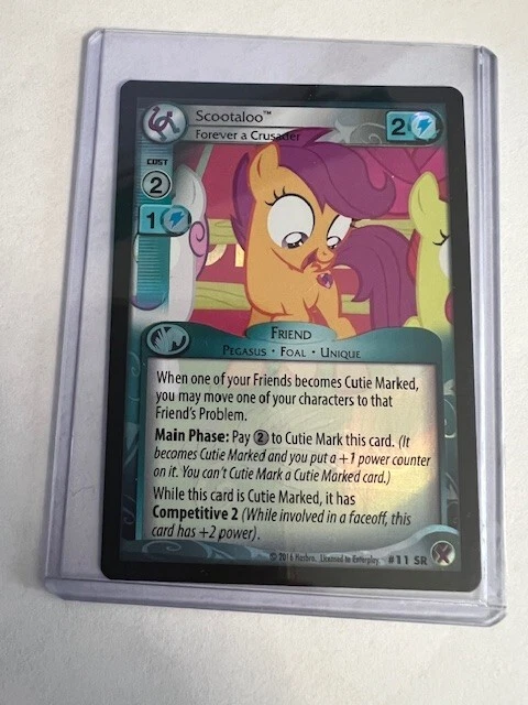 My Little Pony Card CCG Marks in Time Super Rare #11 SR Scootaloo - Image 1 of 1
