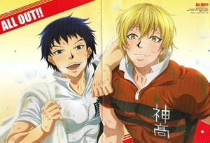 poster promo Marginal#4 Kiss kara Tsukuru Big Bang All Out anime - Picture 1 of 2
