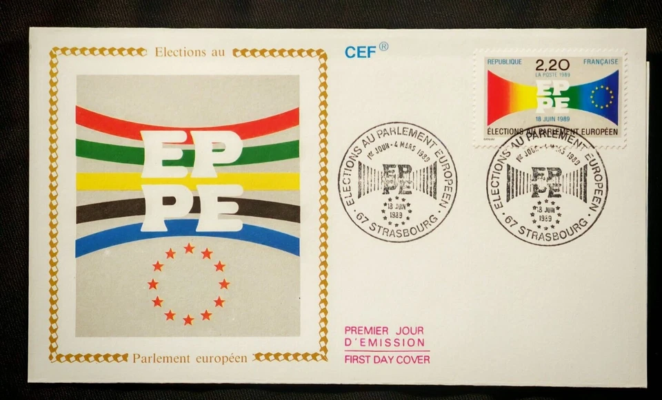 Election au Parlement Européen, Env FDC 1er jour 1989 - Photo 1/1