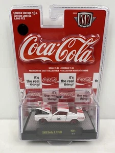 Rare M2 Machines Coca-Cola 1965 Ford Mustang Shelby GT350R Chase White - Picture 1 of 4