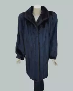 Black-Dyed Mink Fur Stroller - XL - Picture 1 of 8