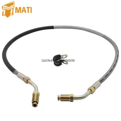 Línea de freno delantera derecha con montaje para Polaris Big Boss 250 4x6/6x6 1989 1990-1993 Foto 1 de 4