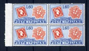 ITALIA REP. - 1951 - Centenario francobolli Sardegna  - 60 L. - 40 cent. MNH (L) - Picture 1 of 1