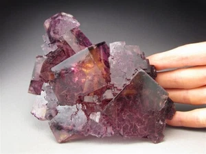 Fluorit, "B Satellite" Body, Okorusu Mine, Namibia - Bild 1 von 3