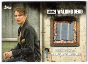 Walking Dead Season 6: Lauren Cohan as Maggie Greene Screen-Worn Shirt Card - Picture 1 of 1