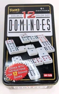 Fundex Dominoes Double 12 Color Dot Game *See Note* - Picture 1 of 4