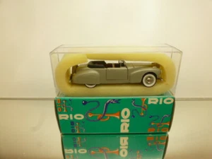 RIO ITALIA #44 LINCOLN CONTINENTAL 1941 - 1:43 - GOOD CONDITION IN BOX - Imagen 1 de 7