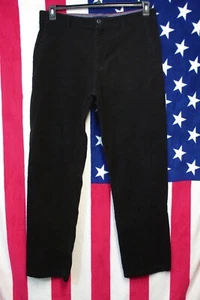 Pantalones de mezclilla de pana calce recto negros 36 x 34 de IZOD para hombre - Imagen 1 de 8