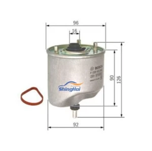 Genuine New Filter F026402862 For PEUGEOT CITROËN FIAT MITSUBISHI TOYOTA - Picture 1 of 1