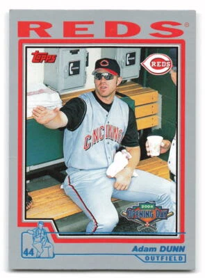 Adam Dunn 2004 Topps Opening Day BASEBALL #76 Cincinnati Reds - Image 1 of 2