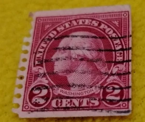 Very Rare 2 Cent George Washington Red Two Postage Stamp - Picture 1 of 4
