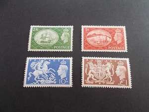 GVI 1951 Festival High Values (SG 509-12) - Excelente estado L/M gato £100 - Imagen 1 de 2