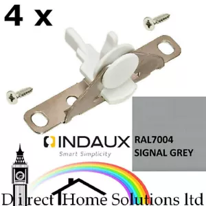 4 x Genuine INDAUX Supra,Hafele, Front Fixing Drawer Bracket Incl Fixing Screws - Picture 1 of 12