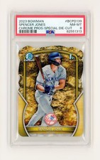 2023 Bowman Spencer Jones #BCPD-139 Chrome Prospects Special Die-Cuts PSA 8 /49