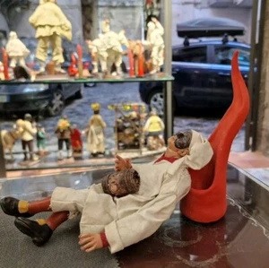  Presepe  Napoletano Pulcinella KRIPPEN,CRECHE,BELEN,PASTORI , neapolitan crib - Picture 1 of 4