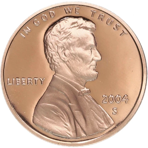 2004 S Lincoln Memorial Cent Gem Deep Cameo Proof Penny Cover