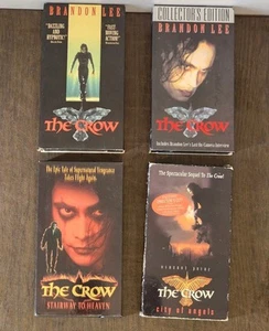 1993-1998 Lot of 4 THE CROW SERIES VHS Movies Stairway to Heaven City of Angels - Imagen 1 de 15