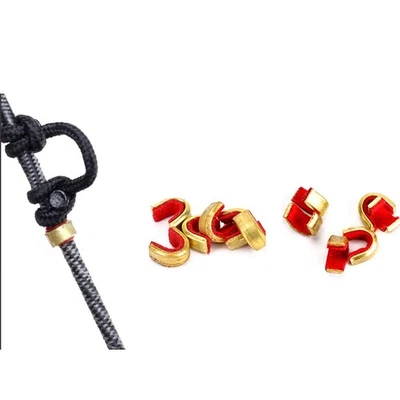 Copper Buckle Copper Buckle Red/black String Recurve 4.9g 5 Sets 6.7mm*6mm - Image 1 of 4