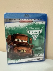 Disney Pixar Cars 2 Blu-Ray, DVD, Digital Brand New Free Shipping. - Picture 1 of 2