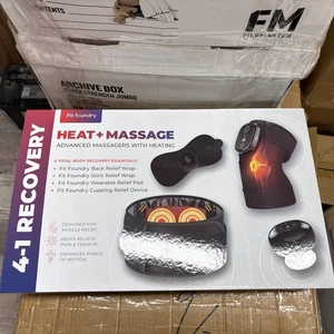Fit Foundry Feat Massage Recovery Kit 4-in-1 Heat & Massage - Picture 1 of 2