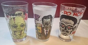 Rare Rahr & Sons Halloween/ Zombie Glasses Beer Pint Glass Texas - Picture 1 of 3