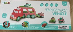 Temi Transport Autotransporter LKW für Kleinkind Spielzeug - Bild 1 von 5