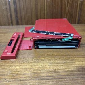 Red Nintendo Wii Console Only RVL-001 TESTED WORKS PARTS ONLY Read - Picture 1 of 3