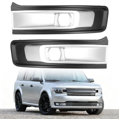 Cubierta de moldura de lámpara de luces antiniebla laterales para conductor y pasajero para Ford Flex 2013-2019 diestro y derecho Foto 1 de 4