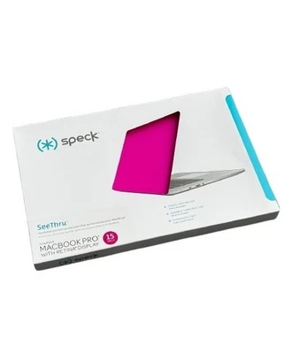 Funda protectora SPECK Macbook Pro 15" SeeThru agarre duradero modelo 2013-2015 solo rosa Foto 1 de 3