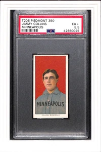 1909-1910 T206 Jimmy Collins PSA 5.5 SN 42660025 - Picture 1 of 2