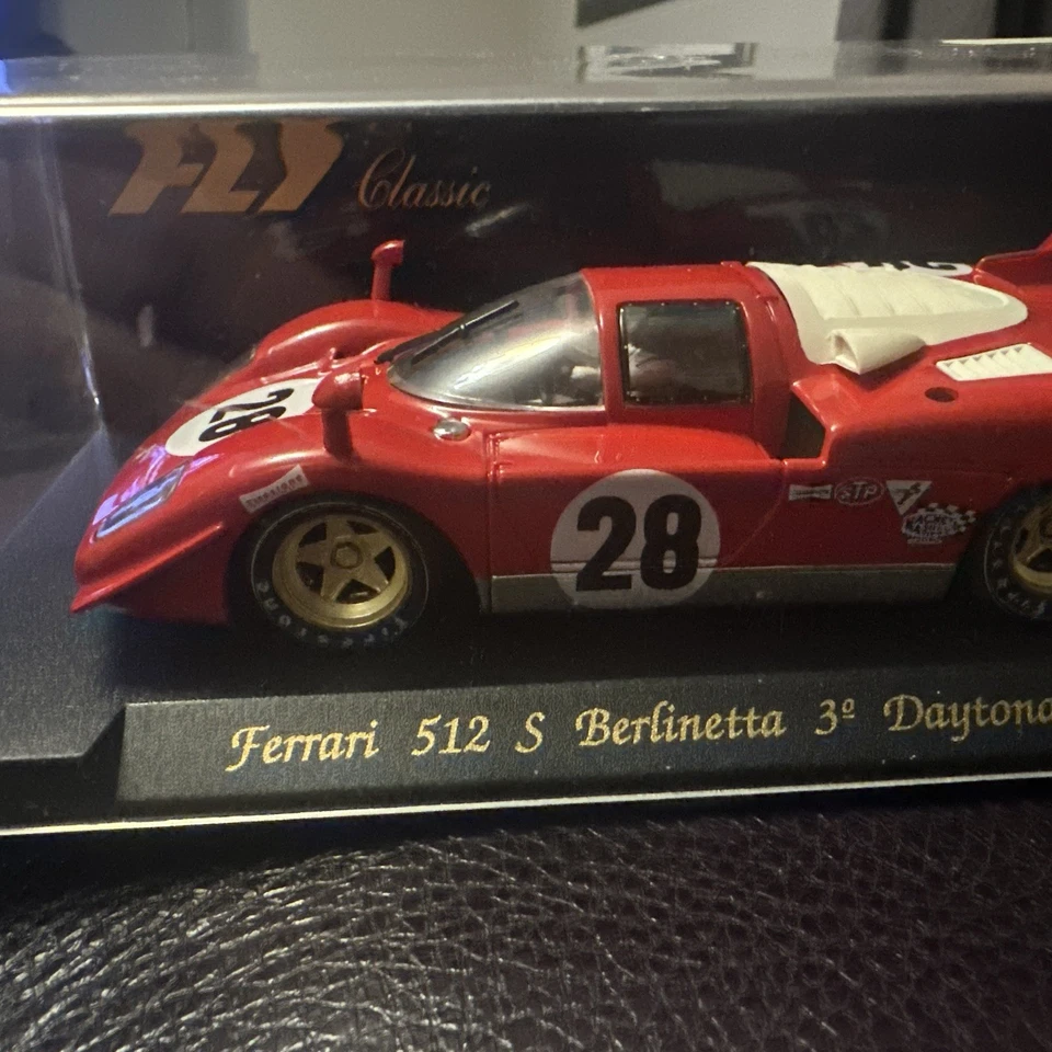 FLY FERRARI 512 S BERLINETTA 3° DAYTONA 24 HORAS 1970 C21 SLOTCAR 1:32 M/B - Imagen 1 de 4
