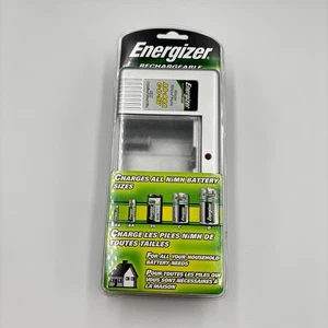 NEW ENERGIZER RECHARGEABLE UNIVERSAL NIMH BATTERY CHARGER NOS SEALED - Picture 1 of 2