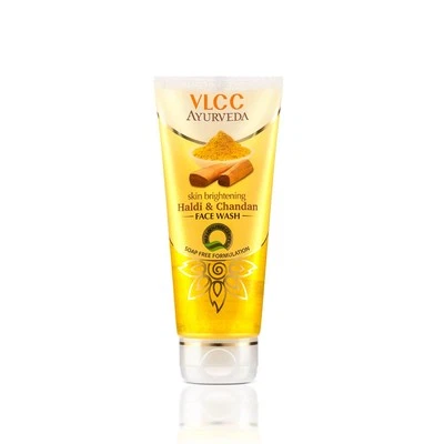 Jabón facial VLCC Ayurveda iluminador de piel Haldi, Chandan para todo tipo de piel 100 ml Foto 1 de 4