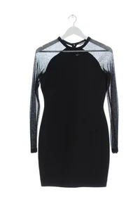 ZARA Falda estilo lápiz Mujeres Talla EU 38 negro-color plata elegante - Imagen 1 de 5