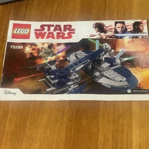 LEGO Star Wars 75199 Instructions Only – General Grievous' Combat Speeder Manual - Bild 1 von 2